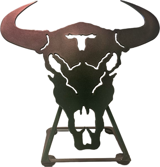 Bull Skull w/ stand