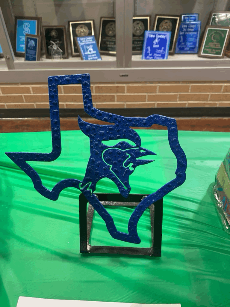 Texas High school Mascot Sign (Needville Blue Jays)